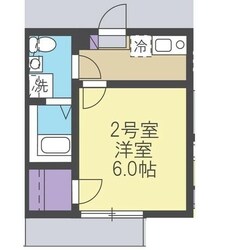 コンフォールII三ツ境の物件間取画像